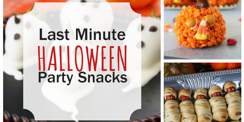 Last Minute Halloween Party Snacks