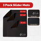 Cooks Innovations Slider Mats - Heat Resistant mat for Air Fryer - Easily Moving the Small Countertop Appliance - (Set includes 3 sizes: 8x8", 10x12", and 12x14")