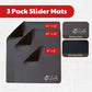 Cooks Innovations Slider Mats - Heat Resistant mat for Air Fryer - Easily Moving the Small Countertop Appliance - (Set includes 3 sizes: 8x8", 10x12", and 12x14")