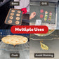 Cooks Innovations Non-Stick Oven Protector Liner - Professional Grade - Heavy Duty Gray - BPA & PFOA Free Heat Resistant Baking Mat Silver