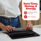 Cooks Innovations Slider Mats - Heat Resistant mat for Air Fryer - Easily Moving the Small Countertop Appliance - (Set includes 3 sizes: 8x8", 10x12", and 12x14")