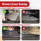 Cooks Innovations Non-Stick Oven Protector Liner - Professional Grade - Heavy Duty Gray - BPA & PFOA Free Heat Resistant Baking Mat Silver