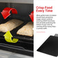 Cooks Innovations Perfect Results Toaster Oven Crisper & Liner Set - Perforated Non-Stick Mats for Baking, Cooking, Oven Rack - (Size 9" x 11")